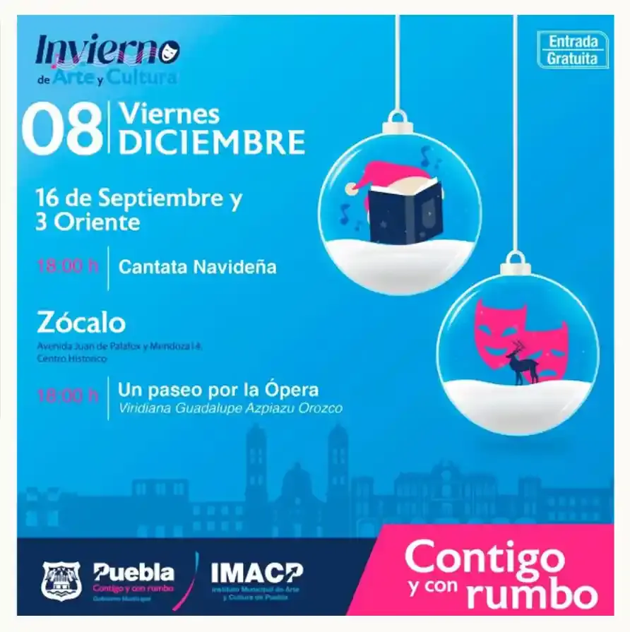 Continúa el arte y la cultura en Puebla capital