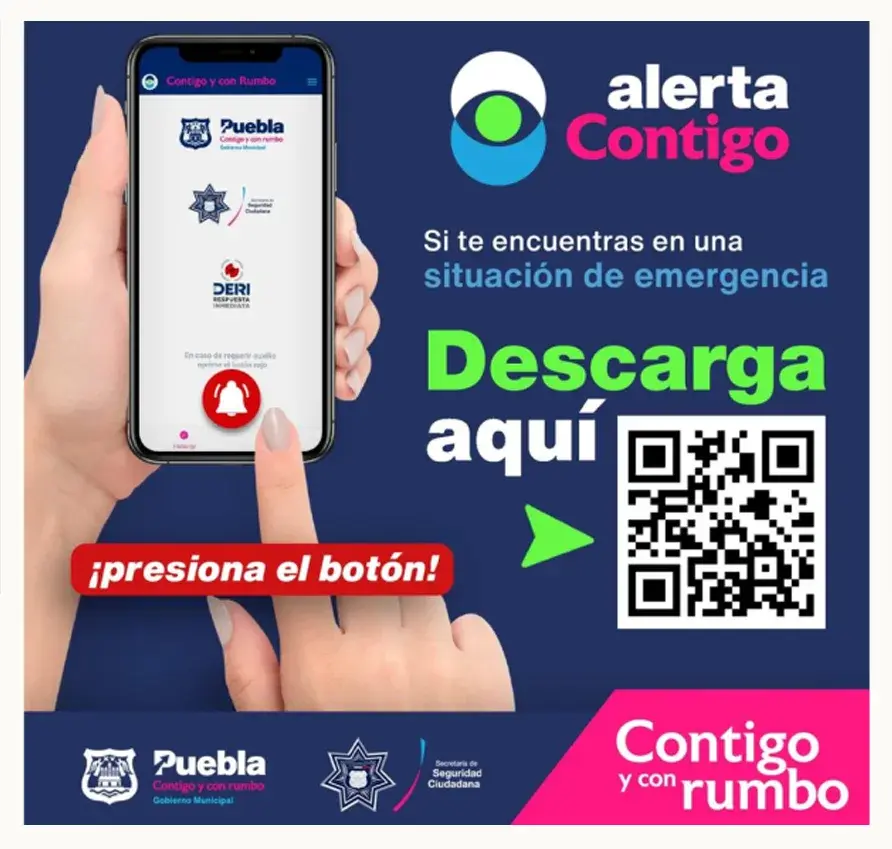 Solicita apoyo ante cualquier emergencia a través de 'Alerta Contigo'