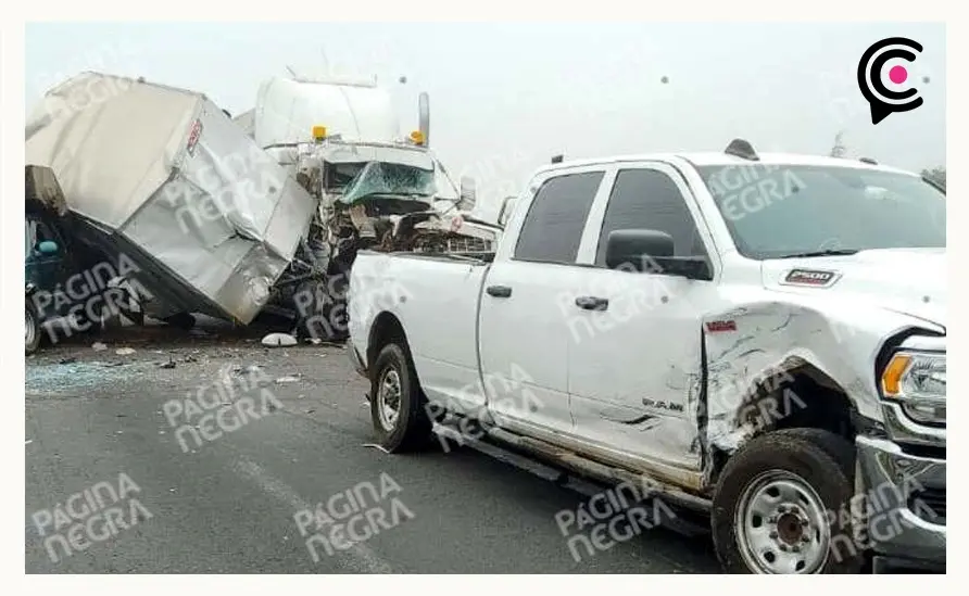 Carambola dejó seis lesionados y causó el cierre de la autopista Puebla-Orizaba