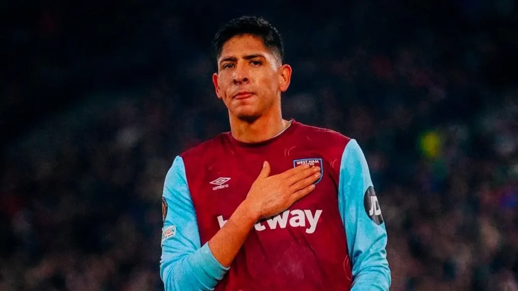 Edson Álvarez marcó gol en el triunfo del West Ham en la Europa League