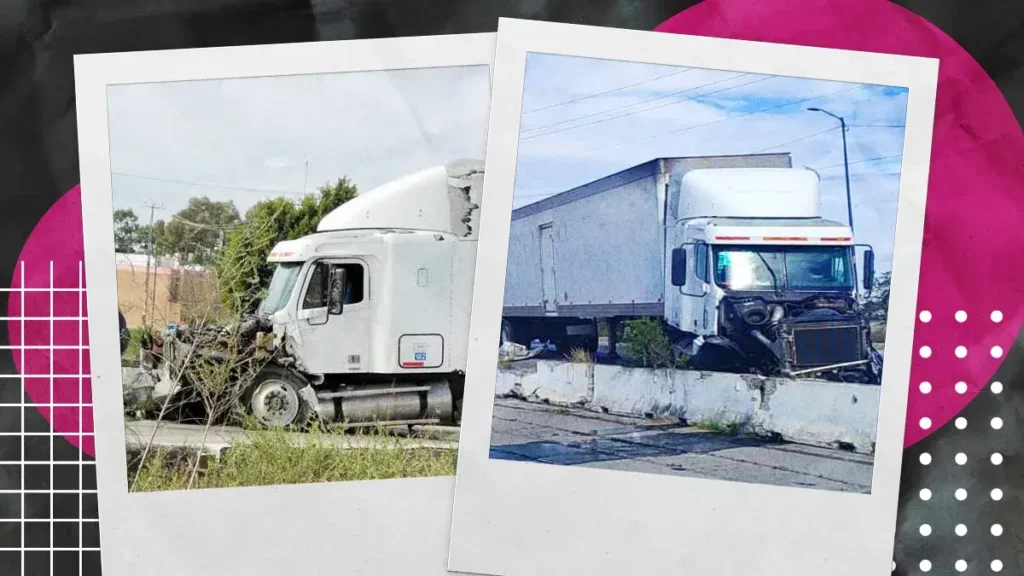 Persecución de tráiler robado deja dos detenidos y un policía herido en Periférico Ecológico