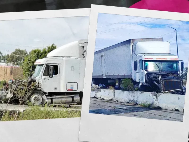 Persecución de tráiler robado deja dos detenidos y un policía herido en Periférico Ecológico