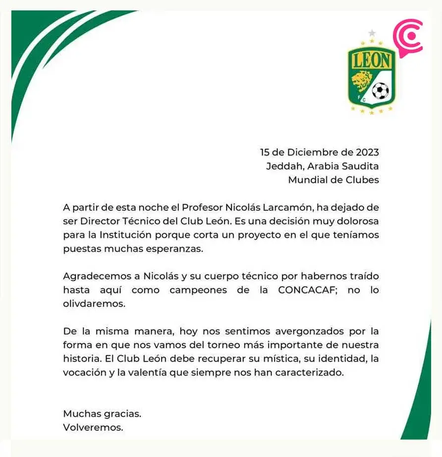 León pierde ante el Urawa Reds y es eliminado del Mundial de Clubes de la FIFA 2023 