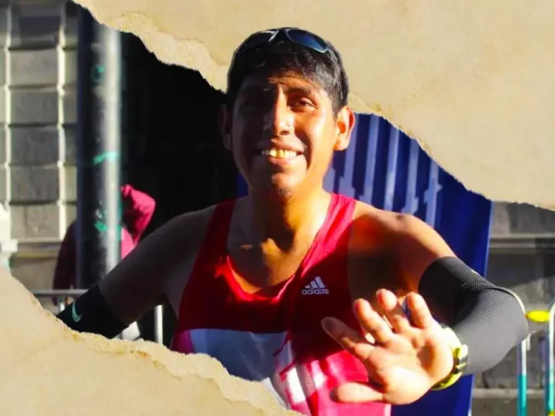 Marco Antonio Martínez, ganador de la segunda edición del Medio Maratón Puebla 2023