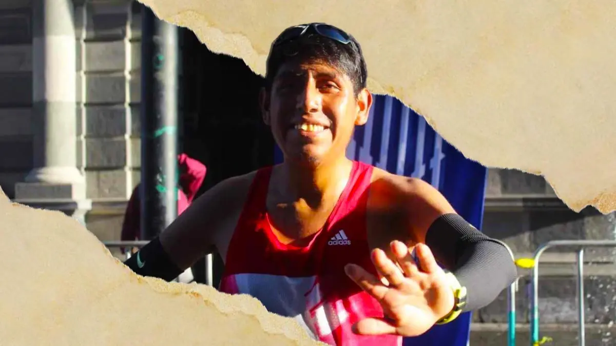 Marco Antonio Martínez, ganador de la segunda edición del Medio Maratón Puebla 2023