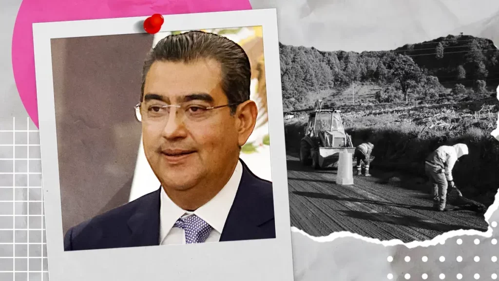 Sergio Salomón Céspedes inicia obras carreteras en tres municipios de Puebla