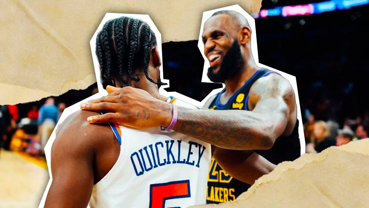 Lakers pierde en casa ante los Knicks; revelan el banner tras conseguir la Copa NBA