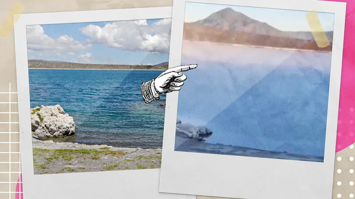 Laguna de Alchichica en Puebla amanece congelada a consecuencia de bajas temperaturas