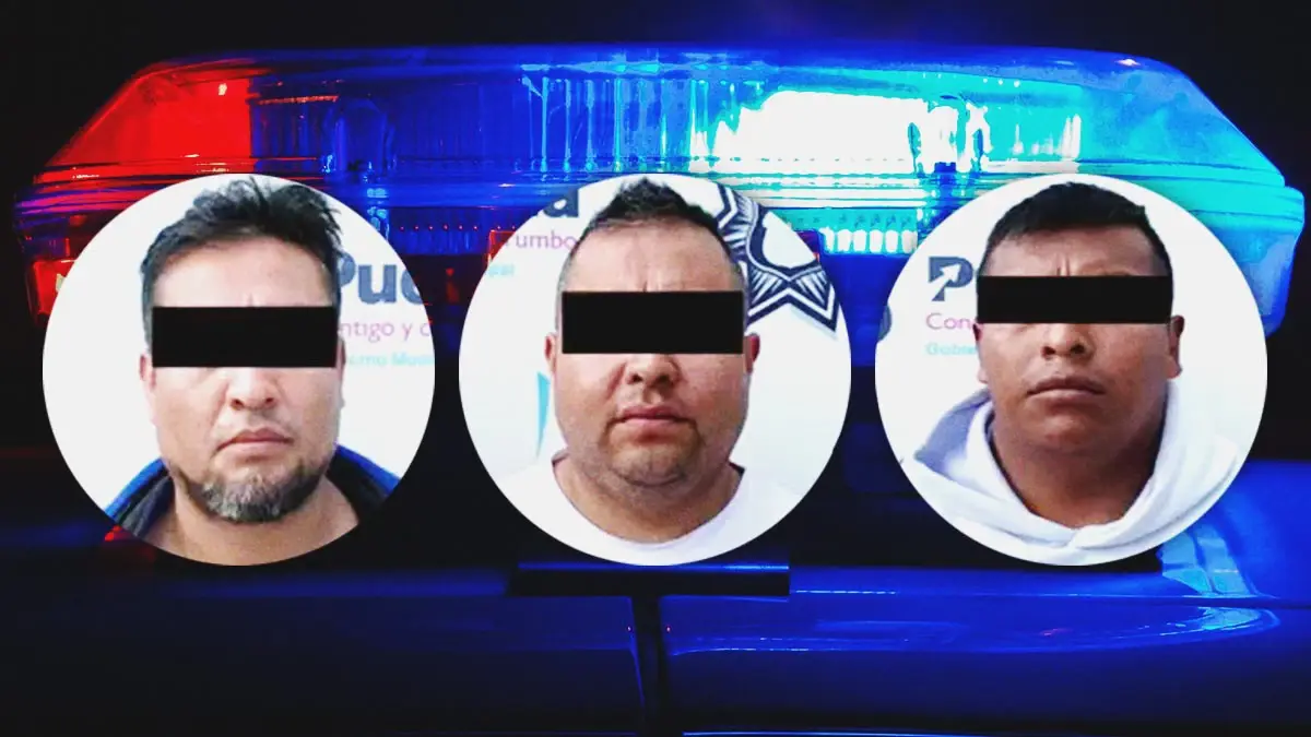 Detienen a tres integrantes de la banda “Las Chavas” en Puebla Capital