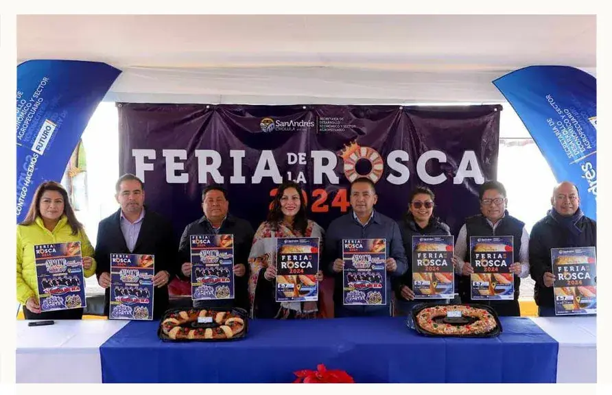 Más de 22 expositores estarán en la Feria de la Rosca 2024 en Cholula