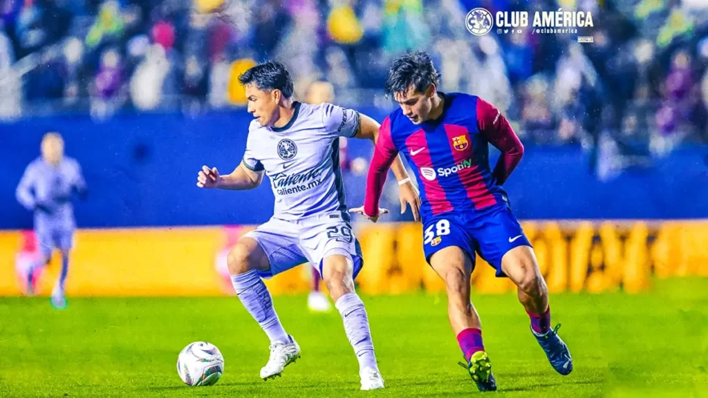 América derrota al Barcelona en partido amistoso; destinan parte de la taquilla a Acapulco