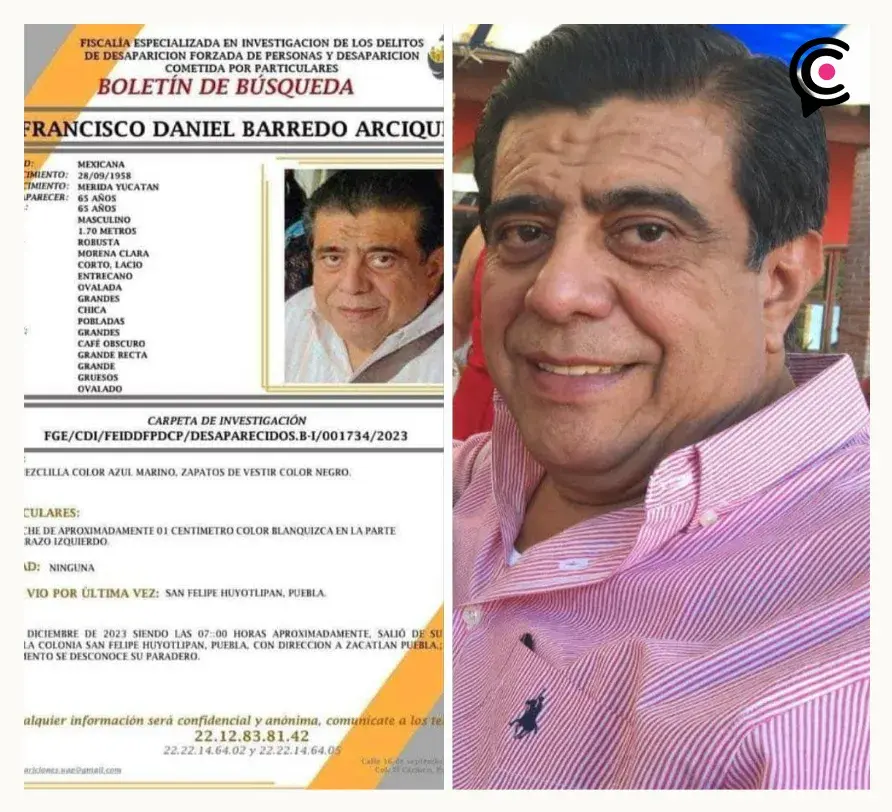 Profesor de la SEP salió de su casa en Puebla, lleva diez días desaparecido