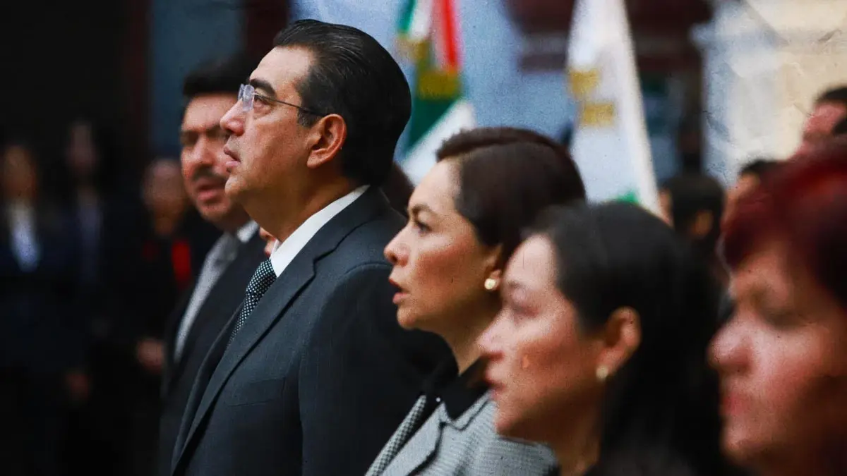 Sergio Salomón Céspedes encabeza homenaje a Rafael Moreno Valle y Martha Erika Alonso