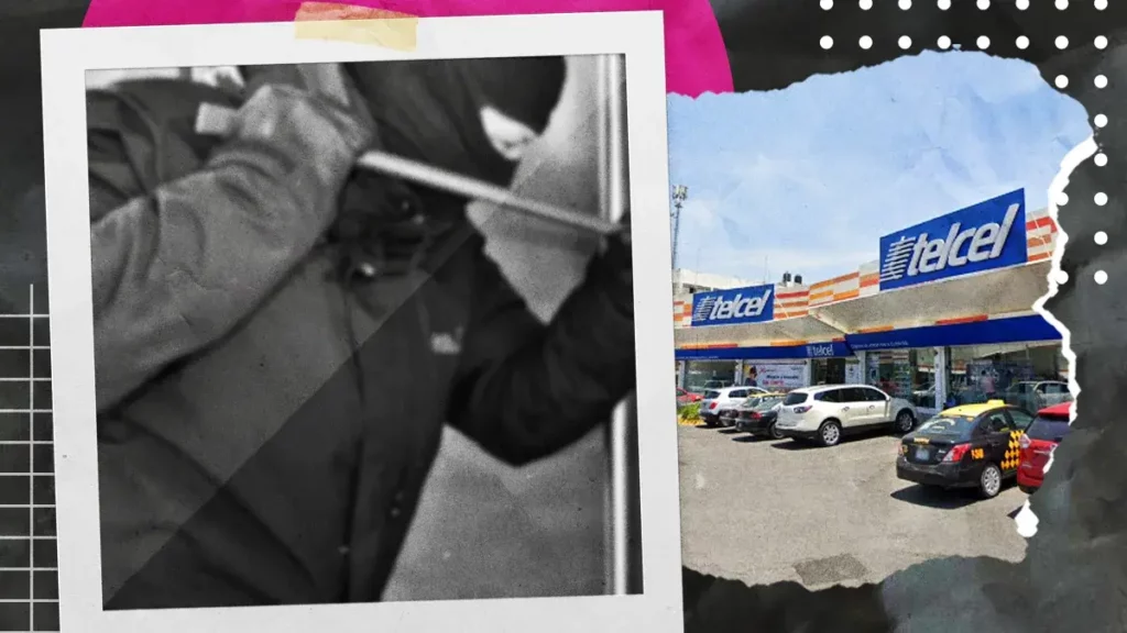 Robaron tienda de Telcel en la colonia La providencia en Puebla capital