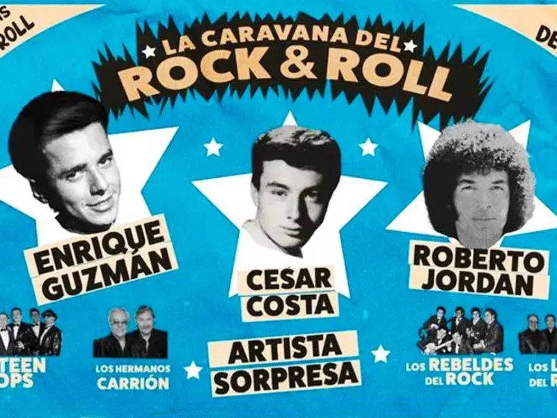 Vive la nostalgia de la Caravana del Rock and Roll en Puebla
