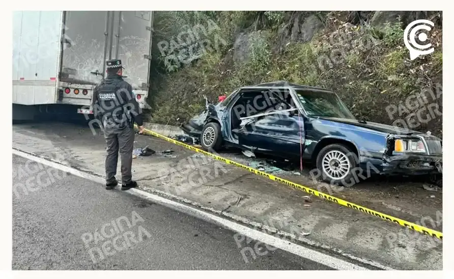 Choque en la autopista México-Puebla dejó un muerto y tres heridos