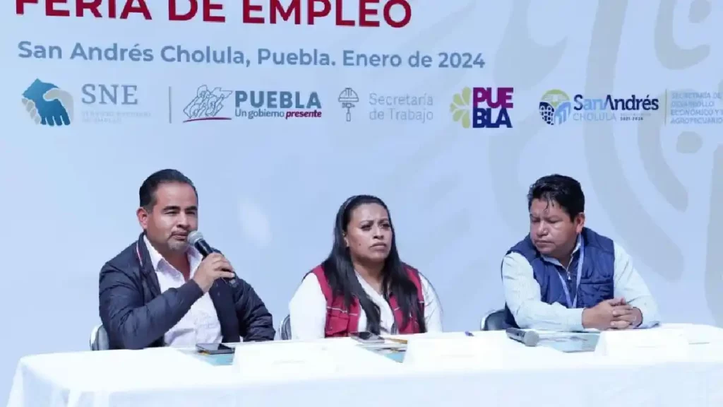Presenta Ayuntamiento de San Andrés Cholula Primera Feria del Empleo de 2024 en el municipio