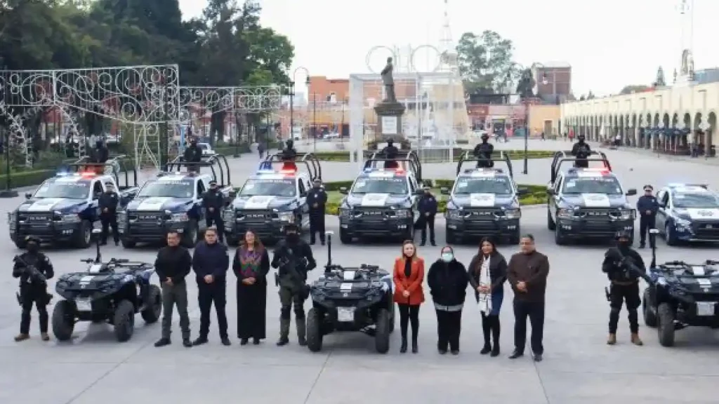 Inicia 2024 con más seguridad: Paola Angon refuerza a la SSC Cholula con 18 nuevas patrullas y uniformes