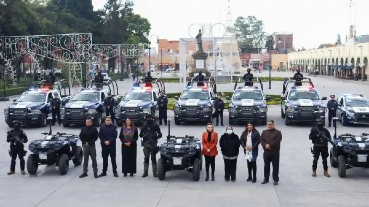 Inicia 2024 con más seguridad: Paola Angon refuerza a la SSC Cholula con 18 nuevas patrullas y uniformes