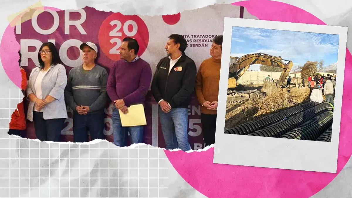 Uruviel González da banderazo a obras del colector sanitario en Chalchicomula de Sesma