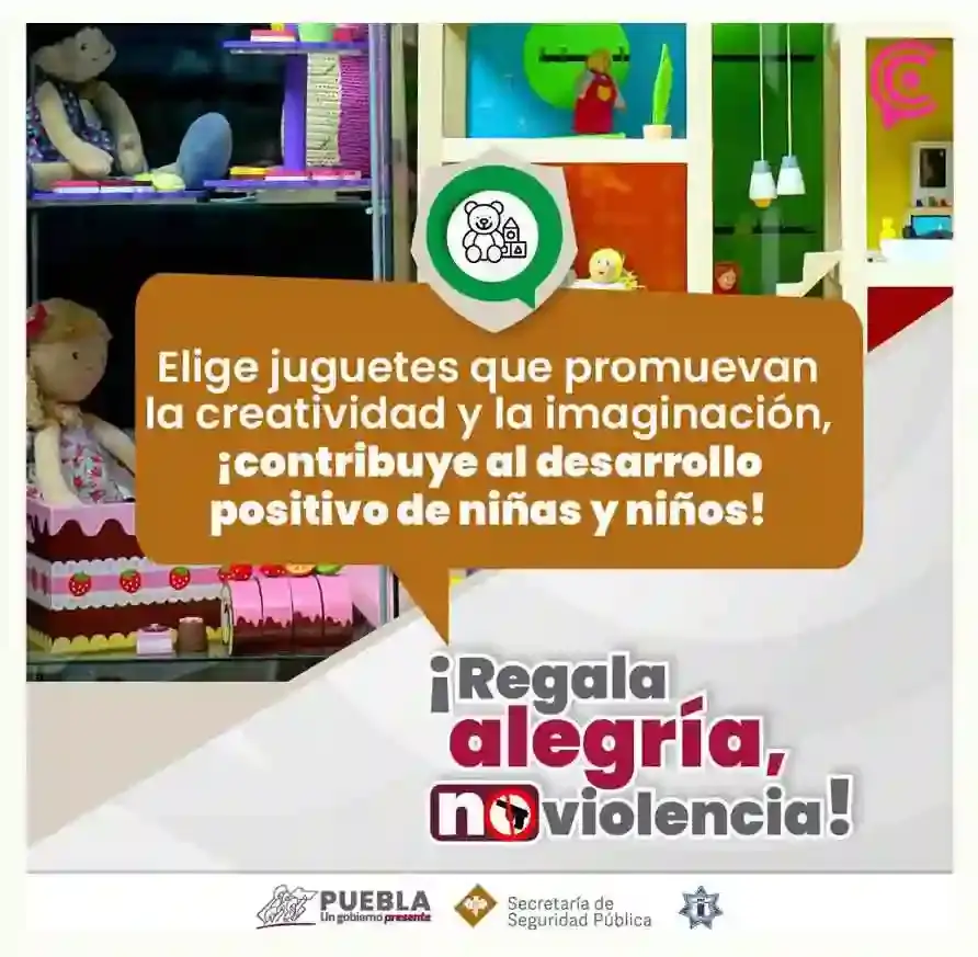 Campaña contra regalos bélicos en redes sociales. 