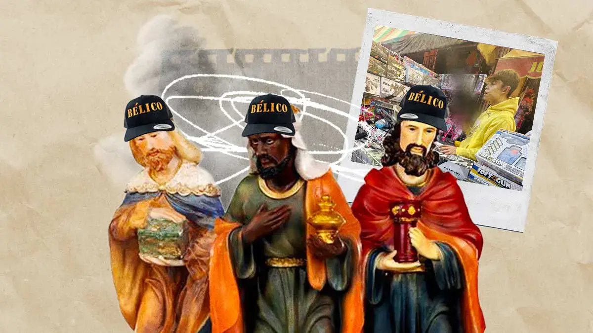 Día de Reyes Magos bélico: ambulantes venden juguetes militares en Puebla