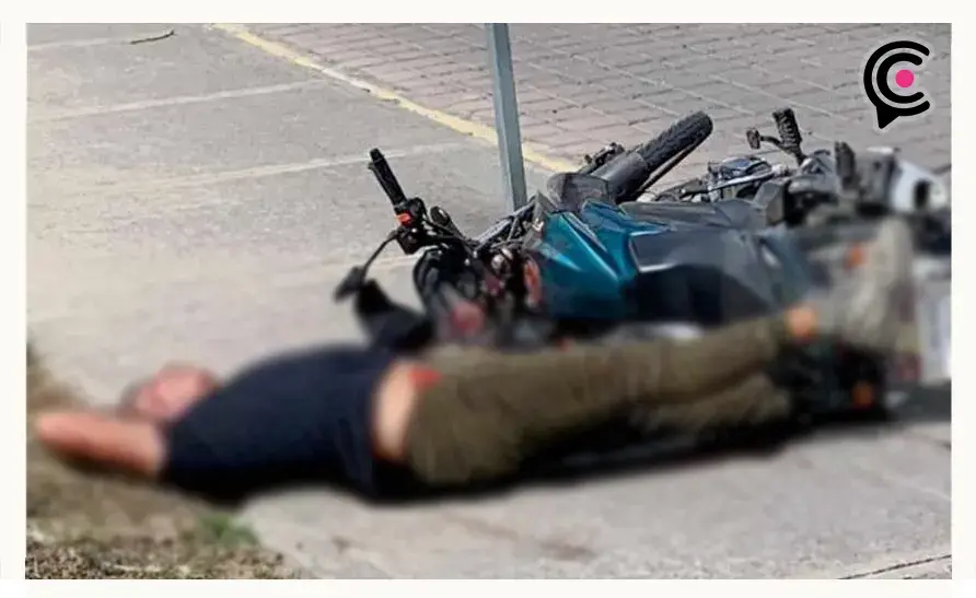 A balazos matan a motociclista en San Pedro Cholula, el copiloto es el responsable