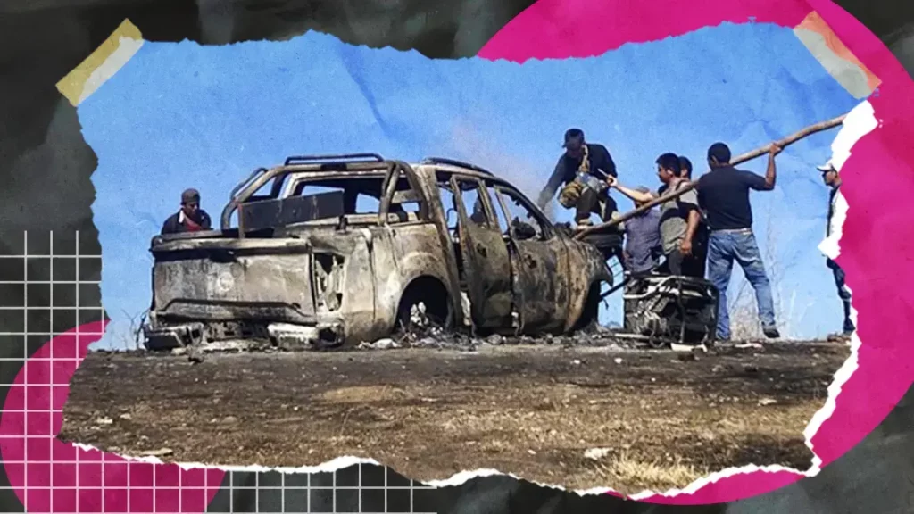 Localizan cuerpos calcinados en Guerrero tras difusión de video en redes sociales