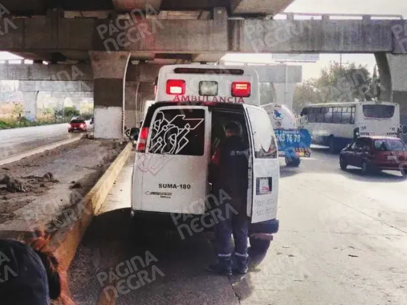 Choque dejó un motociclista muerto y otro herido en la autopista México-Puebla