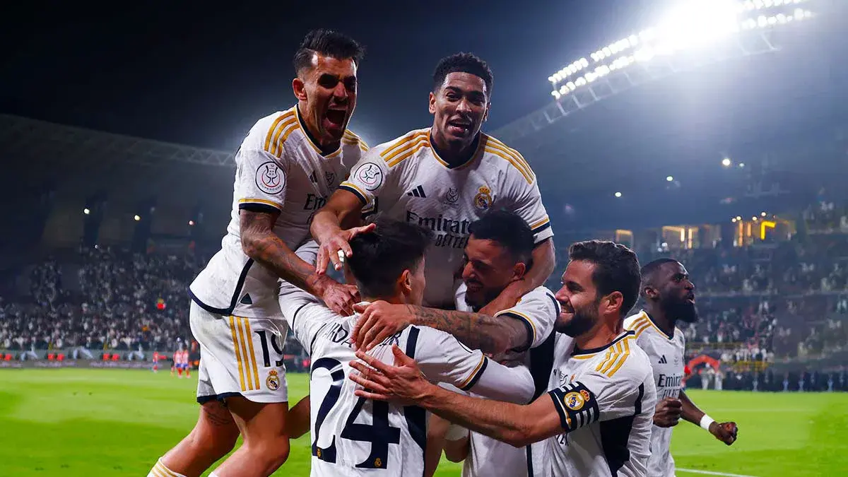 Real Madrid derrota al Atlético de Madrid en la semifinal de la Supercopa de España