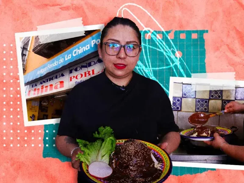 Restaurante combina dos platillos típicos poblanos y crea la cemita de mole