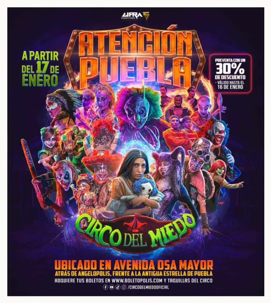 Conciertos y más actividades en Puebla para la tercera semana de enero