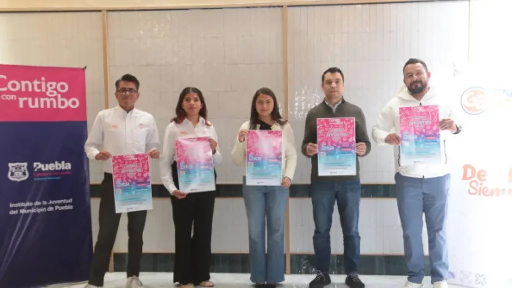 Presenta Ayuntamiento de Puebla Carrera por la Juventud 2024