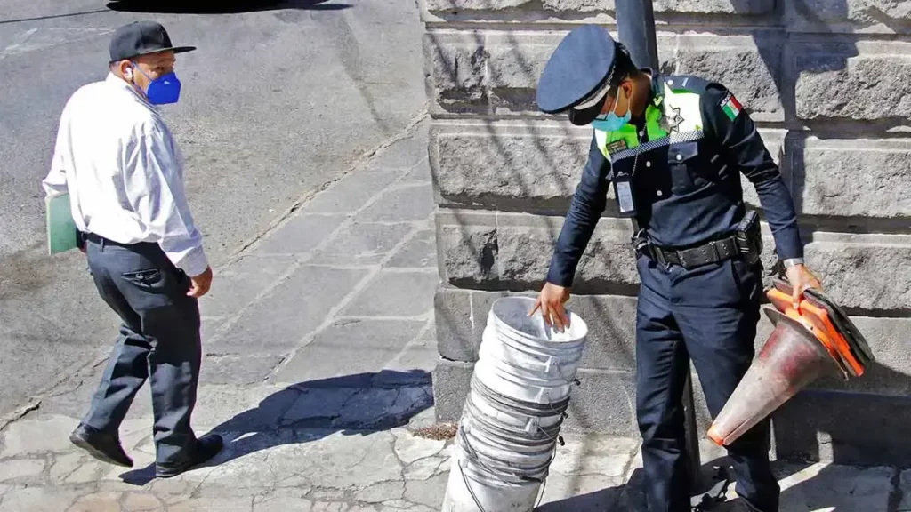 Continuarán operativos contra apartado de lugares en calles de Puebla