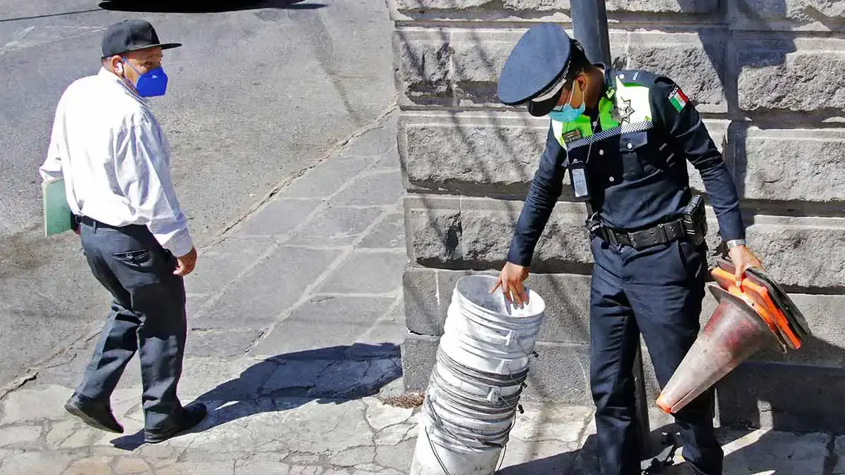 Continuarán operativos contra apartado de lugares en calles de Puebla