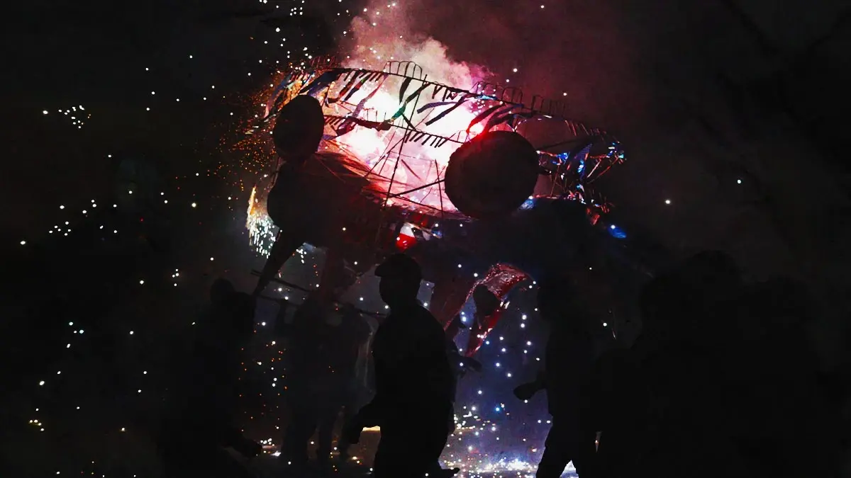 Dos niñas resultaron con quemaduras por pirotecnia durante procesión en Acajete