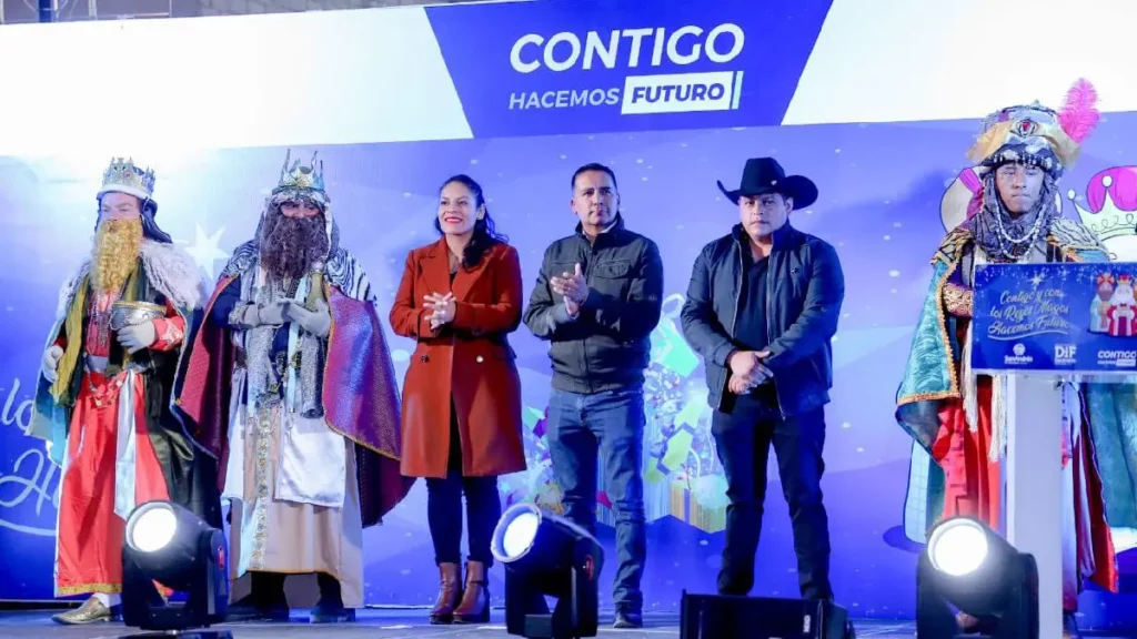Mundo Tlatehui y Lupita Cuautle clausuran el programa “Contigo y con los Reyes Magos Hacemos Futuro”