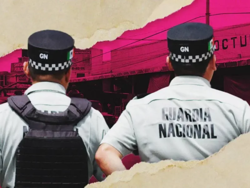Reportan nuevo operativo de Seguridad Pública y Guardia Nacional en el Mercado Hidalgo