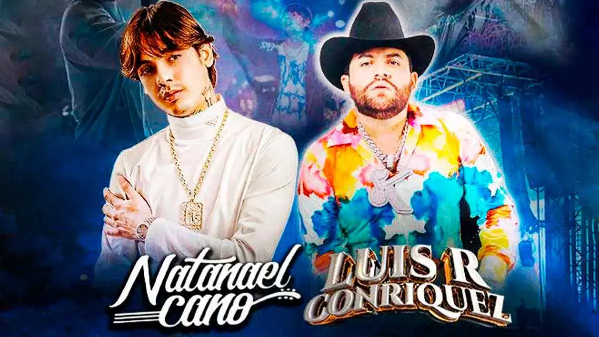 Natanael Cano y Luis R Conriquez juntos por primera vez en Puebla