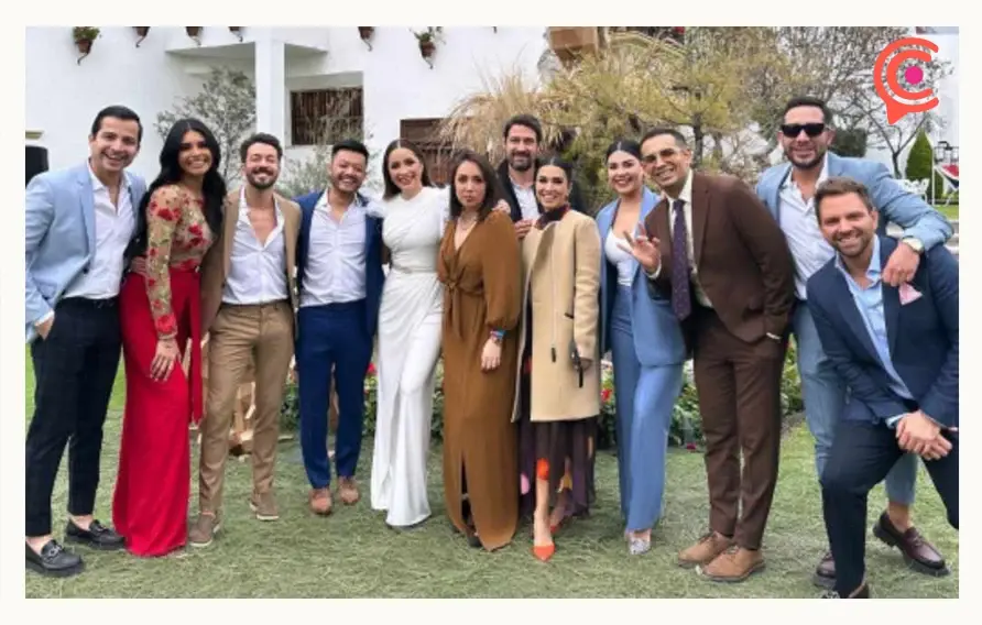 Celebran bautizo de hijo de Cynthia Rodríguez y Carlos Rivera en Huamantla, Tlaxcala