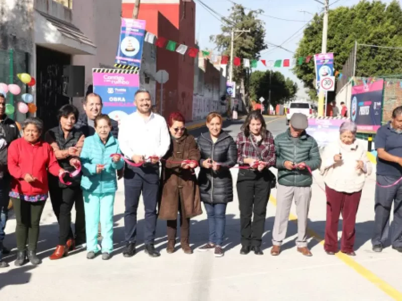 Gobierno municipal entrega puente vehicular de la 66 poniente