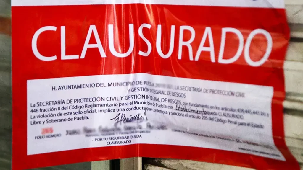 Ayuntamiento de Puebla va contra bares irregulares con clausuras definitivas