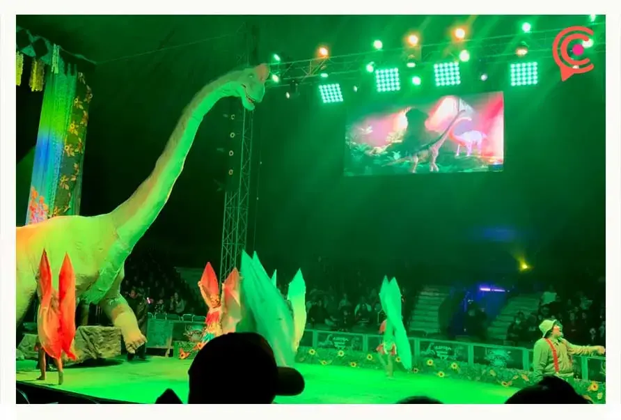 Actos circenses y sorpresas trae el Mundo de Dinosaurios en Puebla este 2024