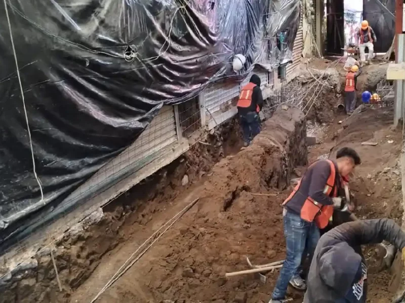 Avanza la remodelación del mercado “Domingo Arenas” en San Martín Texmelucan