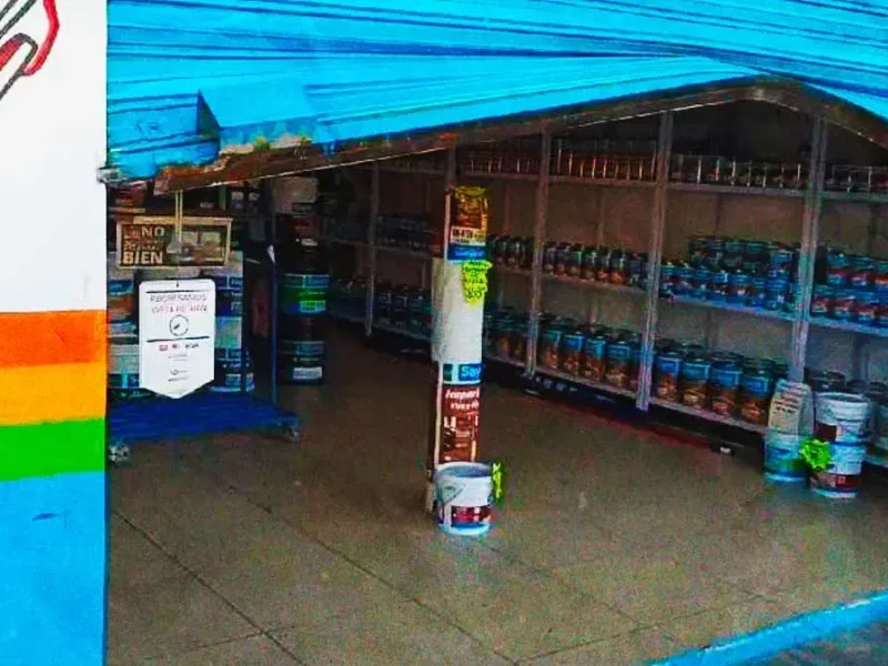 Delincuentes dan cortinazo y saquean negocio de pinturas Sayer en Cuautlancingo