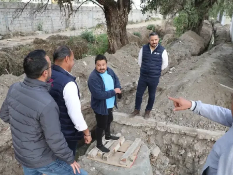 Inicia Ayuntamiento de Puebla obras sanitarias en Romero Vargas