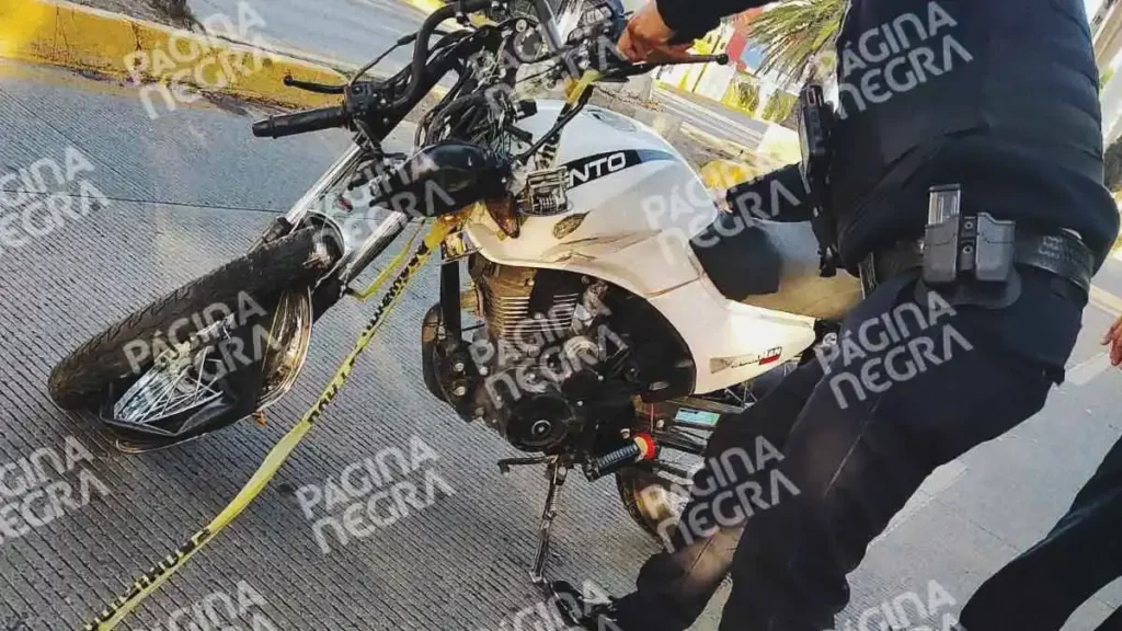 Par de accidentes dejan heridos a dos motociclistas en Puebla