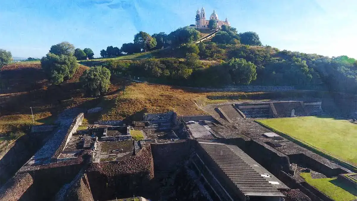 Zona arqueológica de Cholula, entre los sitios de México más visitados en 2023