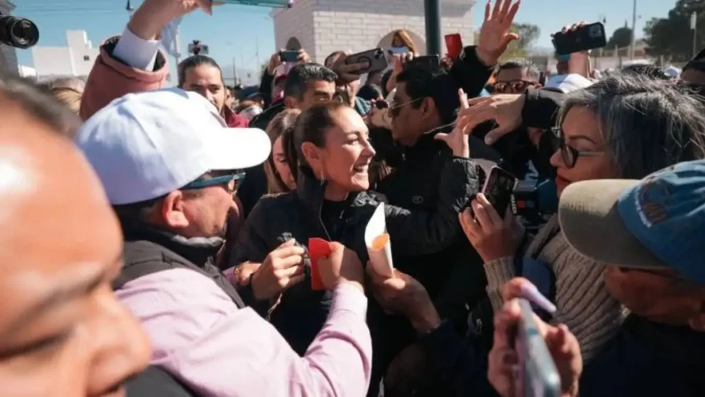 Aquí no se puede dejar de luchar, vamos a seguir luchando juntas y juntos por la transformación: Claudia Sheinbaum llama a defender la continuidad de la 4T desde Ramos Arizpe, Coahuila