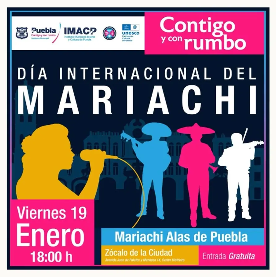 El mariachi se apodera de la cartelera cultural del fin de semana en Puebla capital